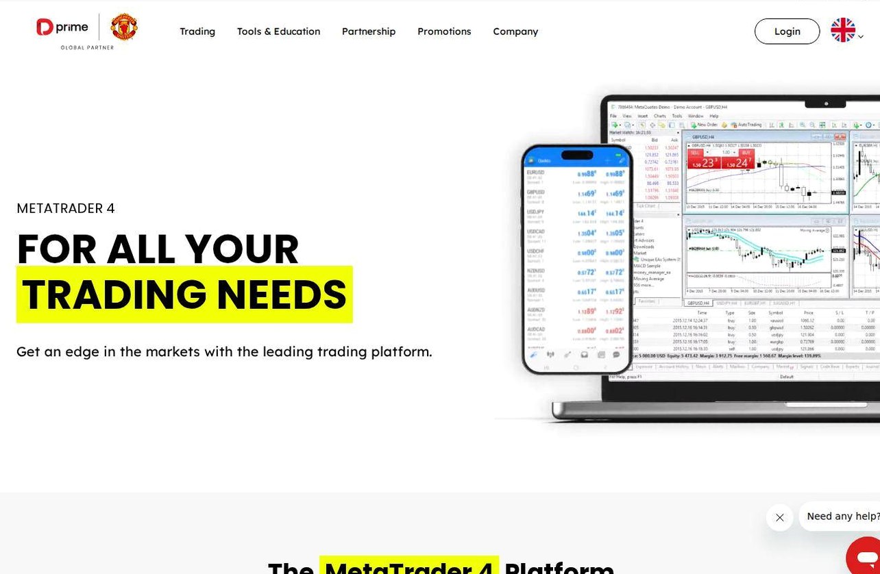 The platform page on the Doo Prime website